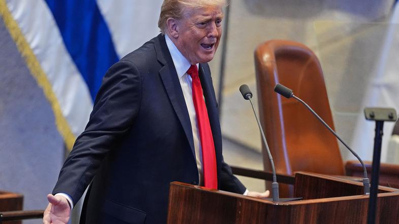 Donald Trump v knesetu
