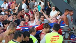 madzarski navijaci zastave navijanje severna tribuna sever Ljudski vrt