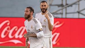 Sergio Ramos Karim Benzema Real Madrid Villarreal