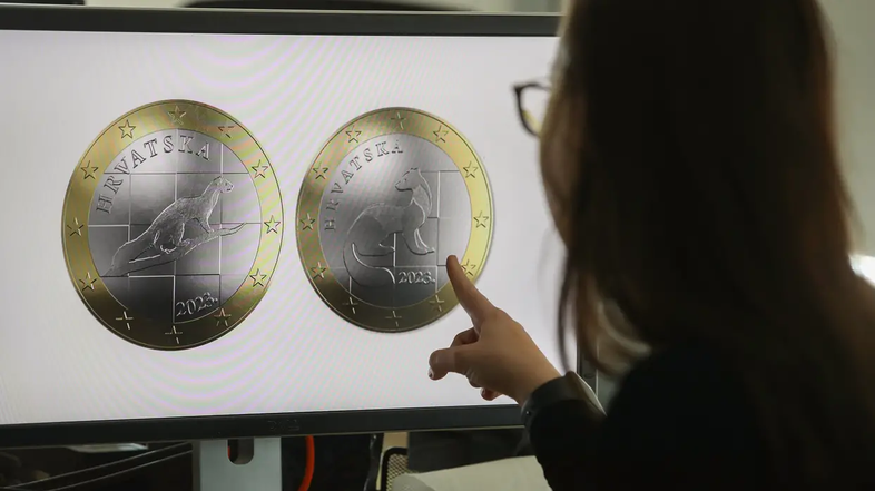 Hrvaški kovanec za en evro