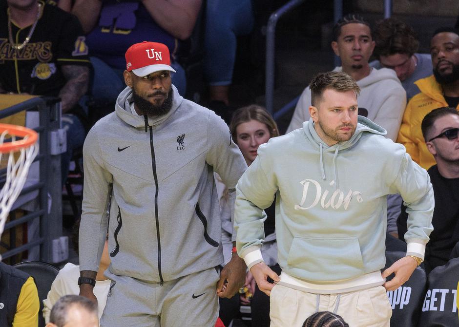 LeBron James Luka Dončić LA Lakers | Avtor: Profimedia
