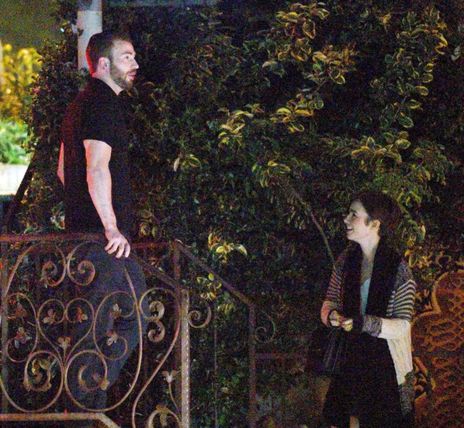 Chris Evans, Lily Collins