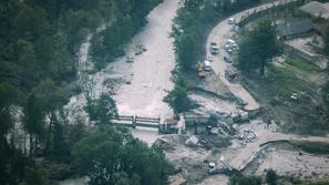 poplave razdejanje obisk Ursule von der Leyen v Sloveniji po poplavah