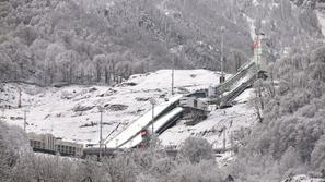 soči skakalnica sneg