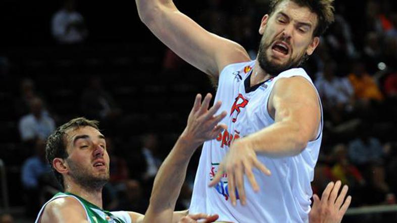 Četrtfinale EP 2011 Slovenija-Španija