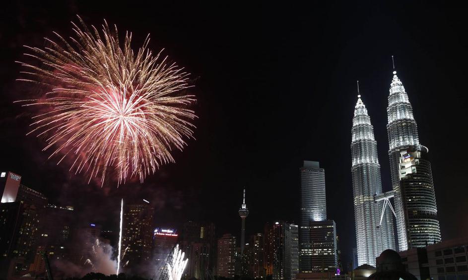 Novo leto 2014 v Kuala Lumpurju, Malezija