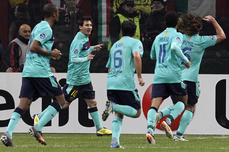 Lionel Messi Milan Barcelona