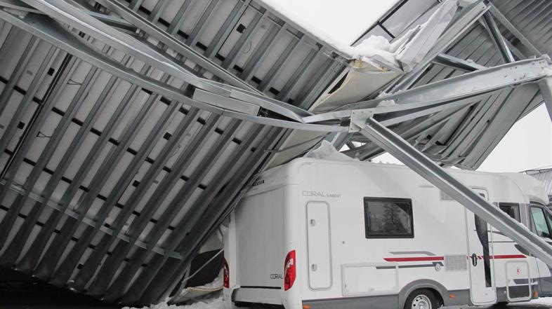 slovenija 24.02.13. Adria Mobil, avtodomi, podrtje elektrarne, Foto: Adria Mobil