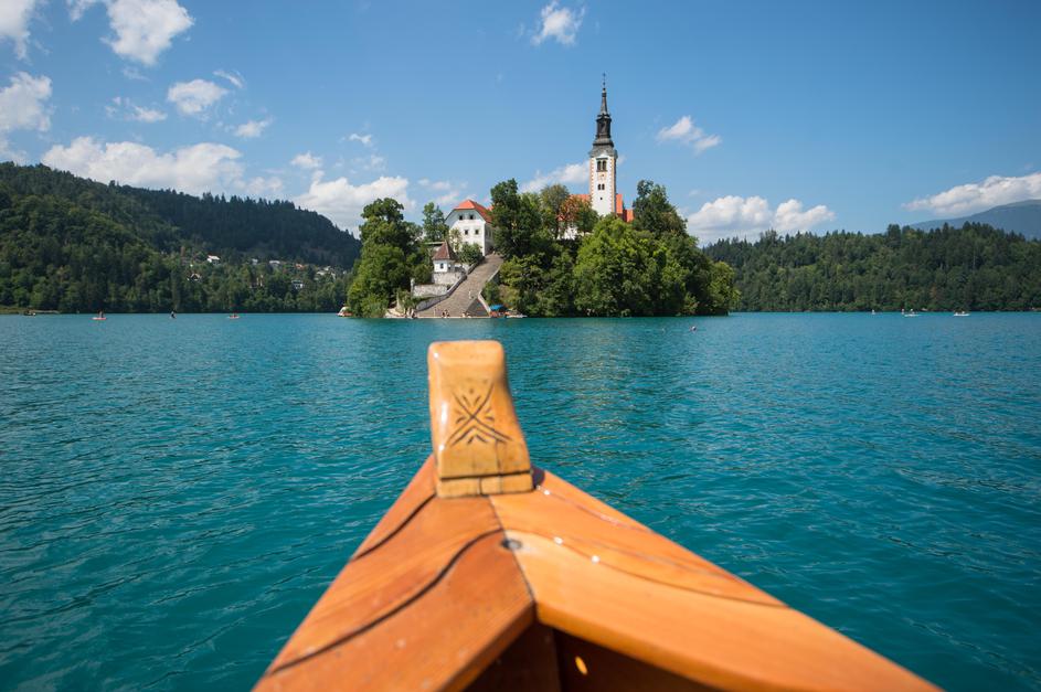 Blejski pletnarji blejski otok Bled