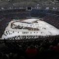 Gelsenkirchen Schalke Arena biatlon ekshibicijska tekma slovo Neuner stadion