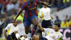 Yaya Toure je dres Barcelone zamenjal za dres Manchester Cityja. (Foto: EPA)