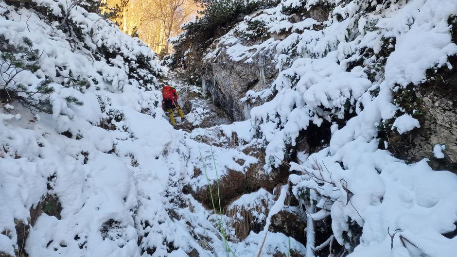 Reševalna akcija v gorah, Hruška planina | Avtor: PU Kranj