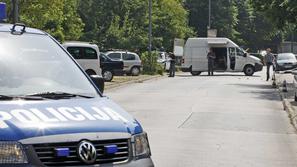 Nočno streljanje v Ljubljani.