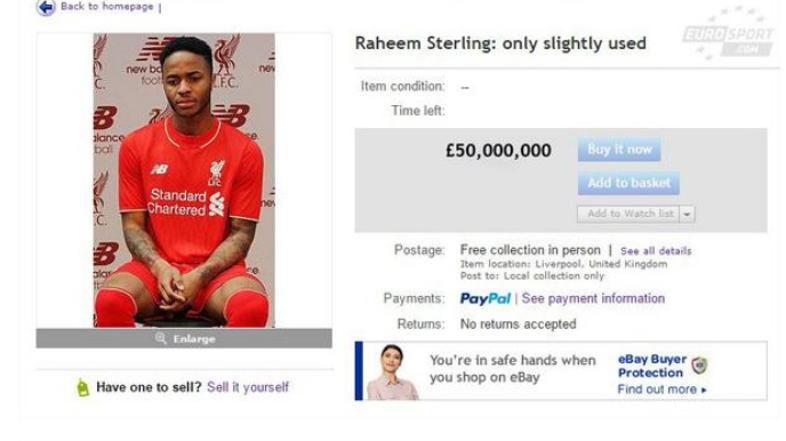 raheem sterling ebay