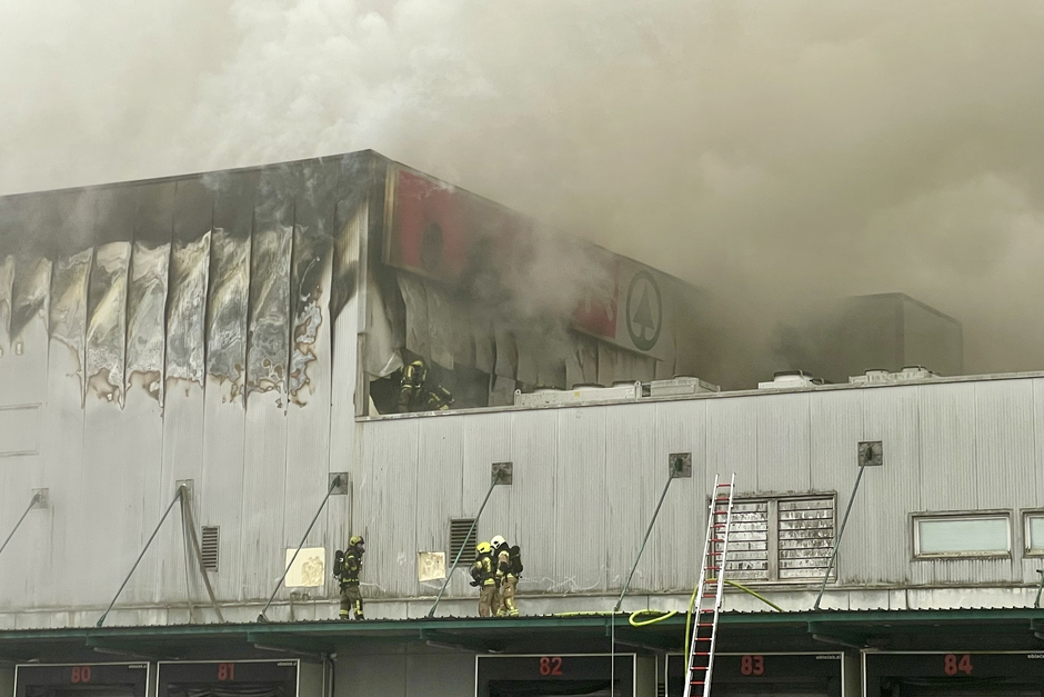 Požar v skladišču Špar v BTC v Ljubljani | Avtor: Anže Petkovšek