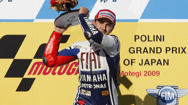 Jorge Lorenzo (Yamaha) je dobil svojo drugo dirko v motociklističnem razredu Mot