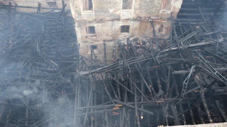 Majdičev mlin, Kranj, požar