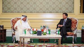 Predsednik Pahor na obisku v Katarju