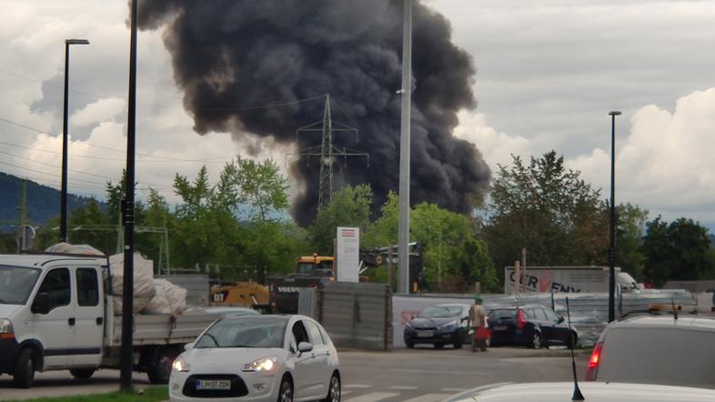 požar Ljubljana Šiška
