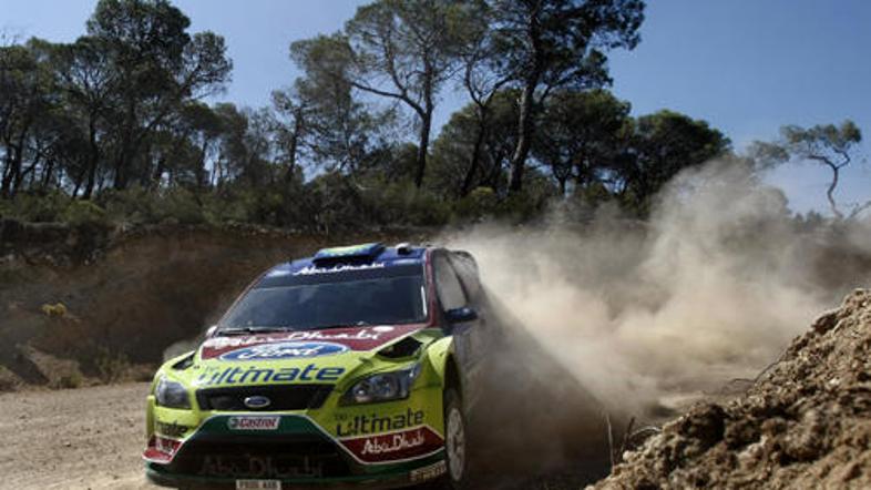 Mikko Hirvonen je na reliju Akropolis zmanjšal zastanek za Sebastienom Loebom.