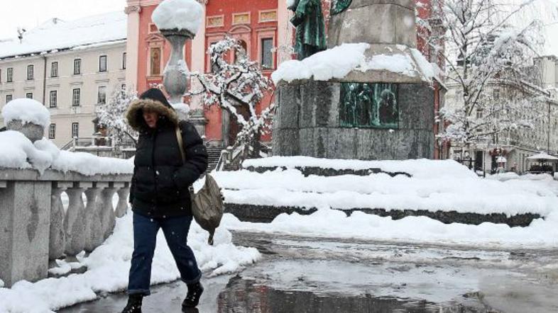 sneg Ljubljana