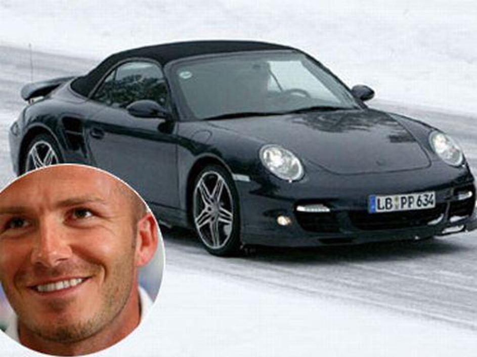 David Beckham je sredi devetdesetih let vozil ljudski ford escort, danes pa pors