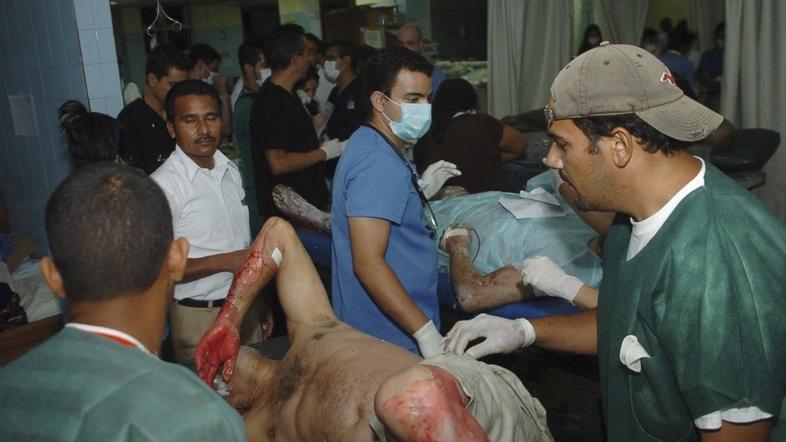 opečeni zapornik v Hondurasu - 15-02-2012