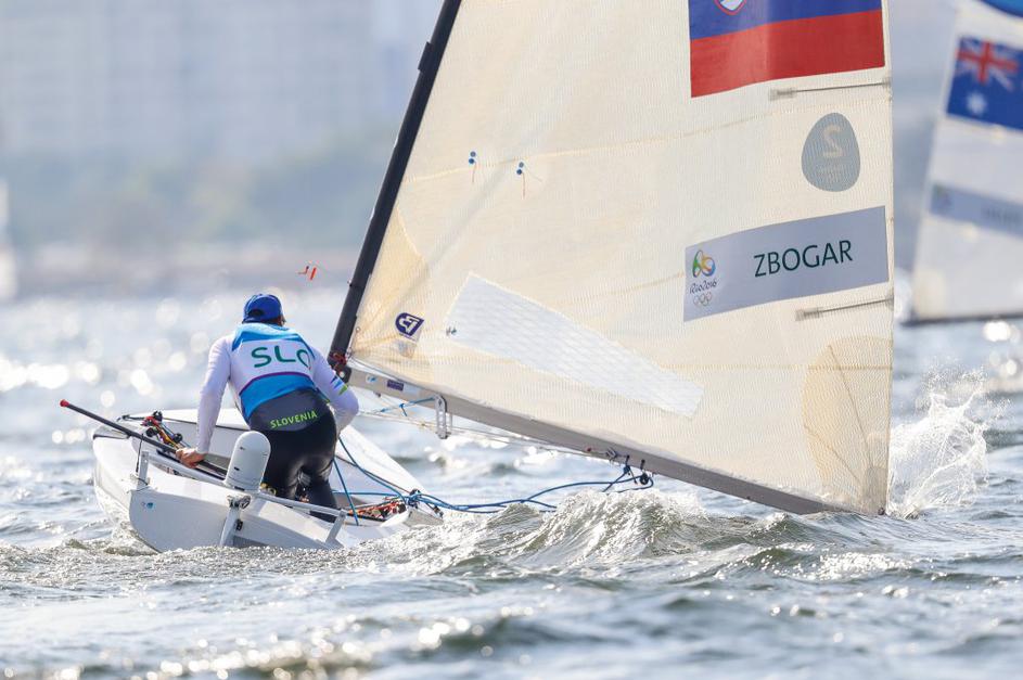 Vasilij Žbogar jadranje razred finn Rio 2016 finalni plov