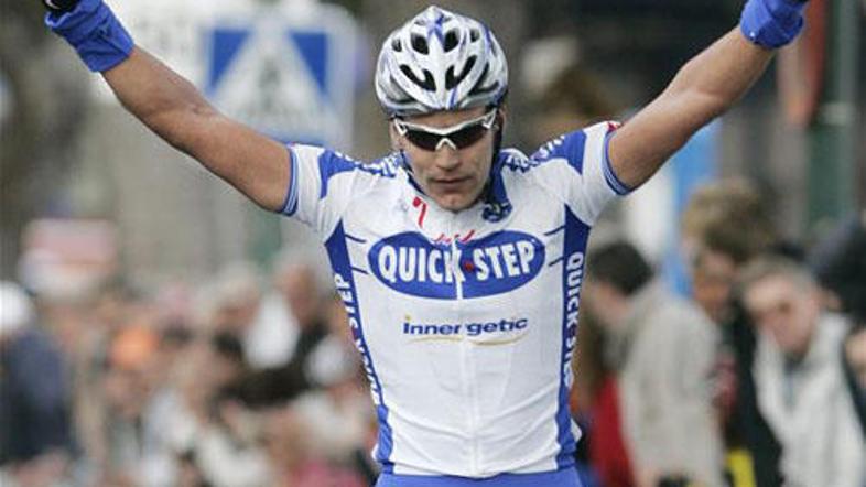 Gert Steegmans se je na mokrih cestah najbolje znašel.