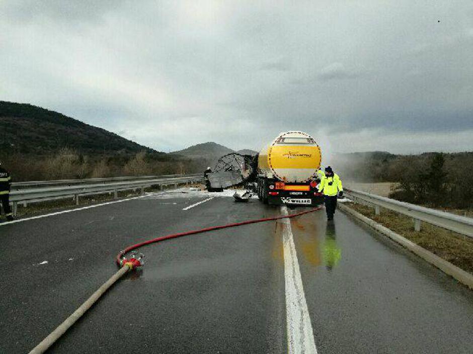 Nesreča na Primorki | Avtor: PU Koper