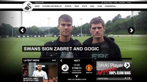 Zabret Gogić Swansea City spletna stran Domžale prestop vratar
