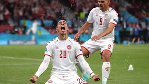 Yussuf Poulsen Danska Rusija Euro 2020