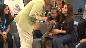 Angela Merkel in Palestinka Reem
