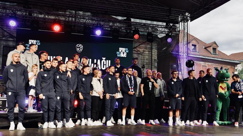 sprejem nogometne reprezentance Slovenije