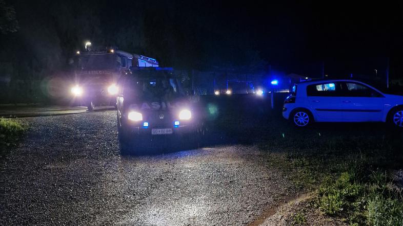 Evakuacija tabornikov v Kobaridu