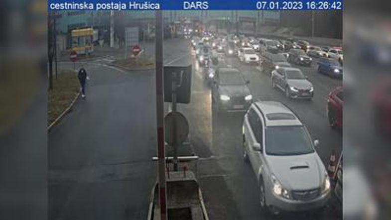 Dars kamera, predor Karavanke, zastoj