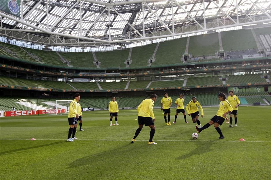 Dublin Arena stadion trening priprave