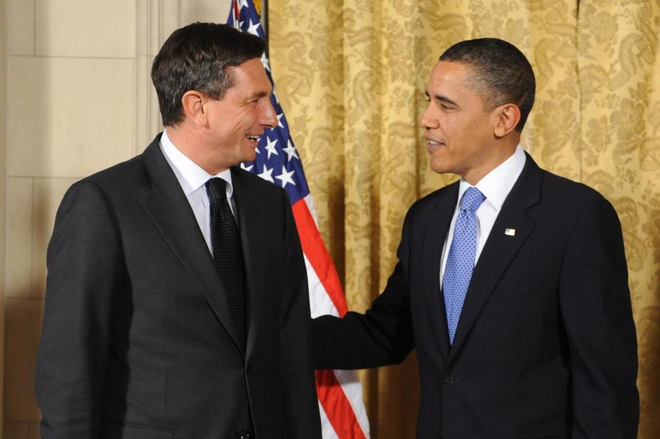 Borut Pahor in Barack Obama. (Foto: Epa) | Avtor: Žurnal24 main