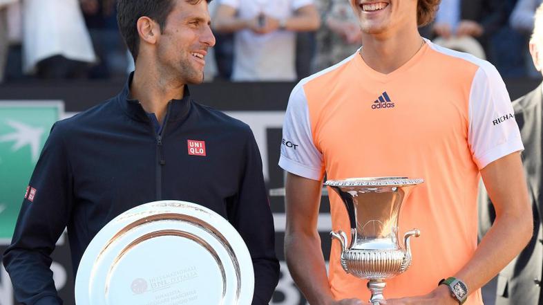 Novak Đoković Alexander Zverev