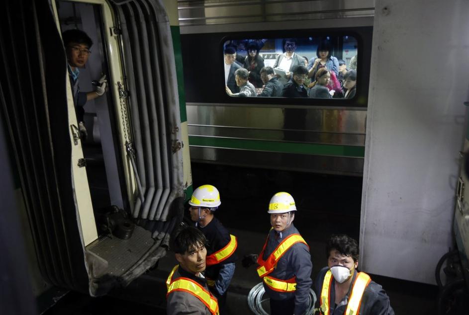 Seul trčenje vlakov na podzemni železnici
