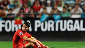 Portugalci bodo v dodatnih kvalifikacijah nastopili brez Ronalda. FOTO: AFP