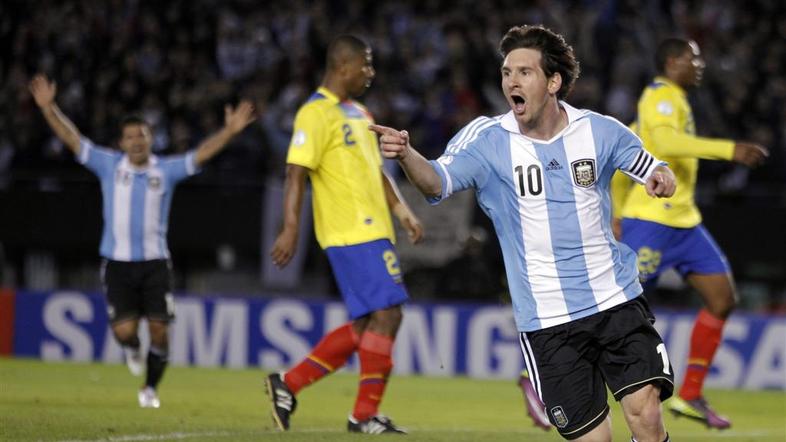 Messi Argentina Ekvador kvalifikacije SP 2014 svetovno prvenstvo Buenos Aires