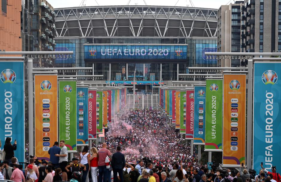 navijači Euro 2020 Wembley | Avtor: Epa