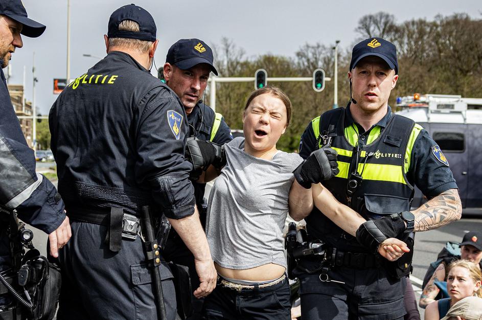 Greta Thunberg aretirana