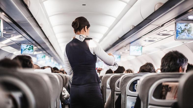 stevardesa, letalo