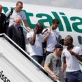 Balotelli Motta Enoch Ogilvie Španija Italija finale Euro 2012 Kijev prihod leta
