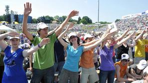 Evharistični kongres je v Celje privabil ljudi vseh starosti, od najmlajših do s