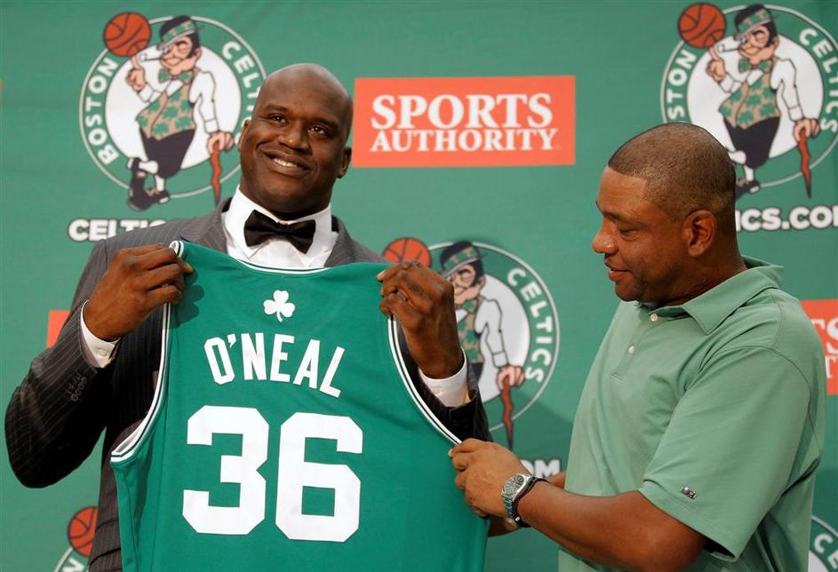 Shaquille O`Neal Boston Celtics predstavitev 2010