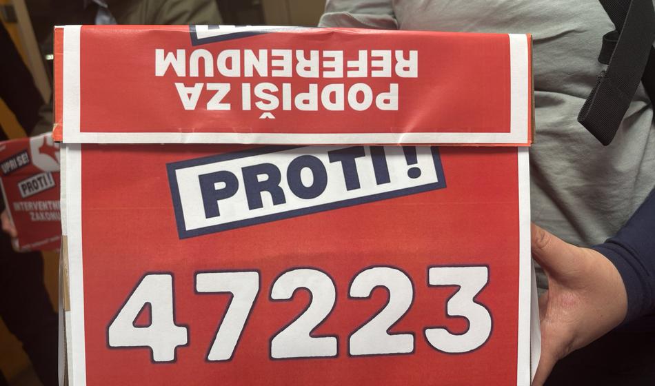 Demokrati, Resnica in NSi rušijo referendum, ki ga želi več kot 47.000 ljudi