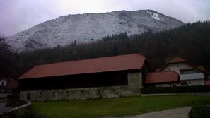 Sneg nad 600 nadmorske višine.